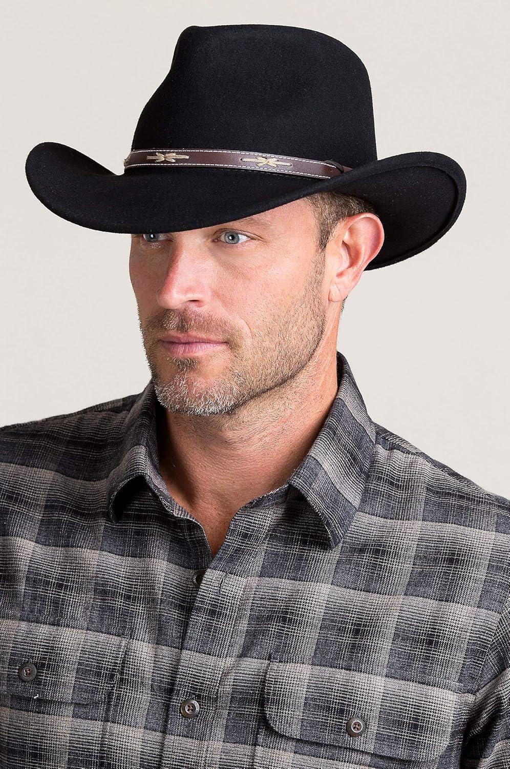 Overland Sheepskin Co Teton Crushable Wool Cowboy Hat At Amazon