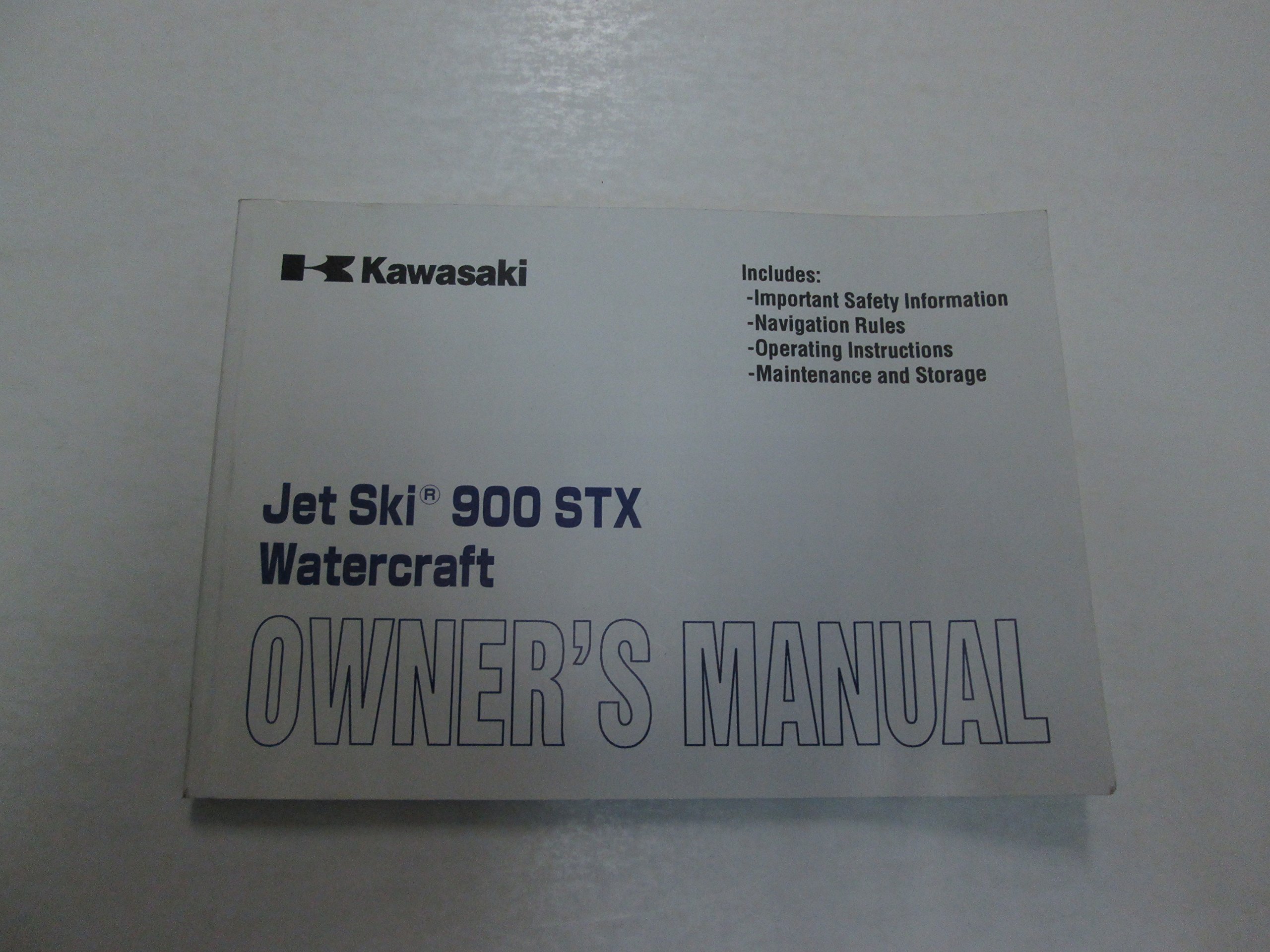2000 Kawasaki Jet Ski 900 STX Watercraft Owners Manual STAINS WEAR FACTORY  ***: Kawasaki: Amazon.com: Books