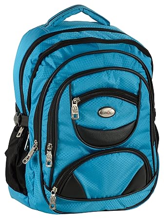 RCS Basics School Bag CumBackpack - Fits Up To 16-Inch (CYAN)