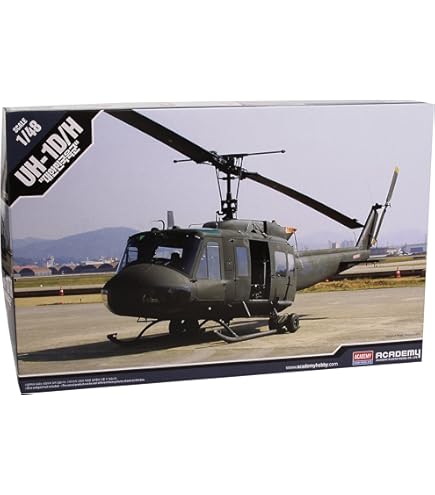 Amazon.com: Italeri 1:48 Ab 212 Uh-1n Helicopter Model Kit