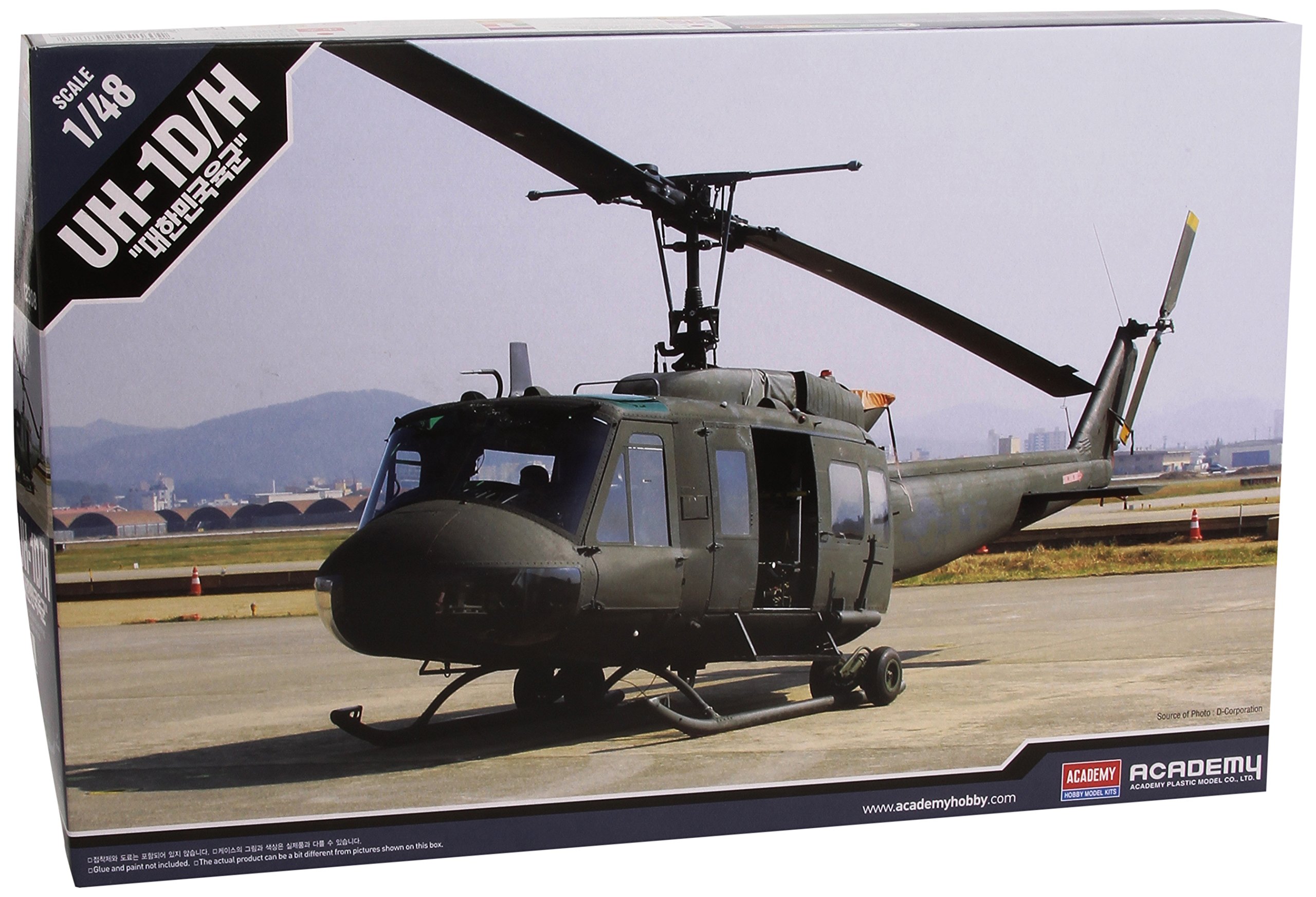 Academy 1: 48 - UH-1H Army Rok Helicopter
