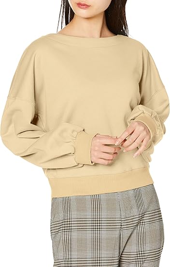 Amazon リリーブラウン バックレースアップスウェット Lwct レディース Beg F トレーナー パーカー 通販