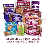 fit bakes Mini Hazelnut Chocolate Bars 64 Calories 12x19g Low Sugar view 8