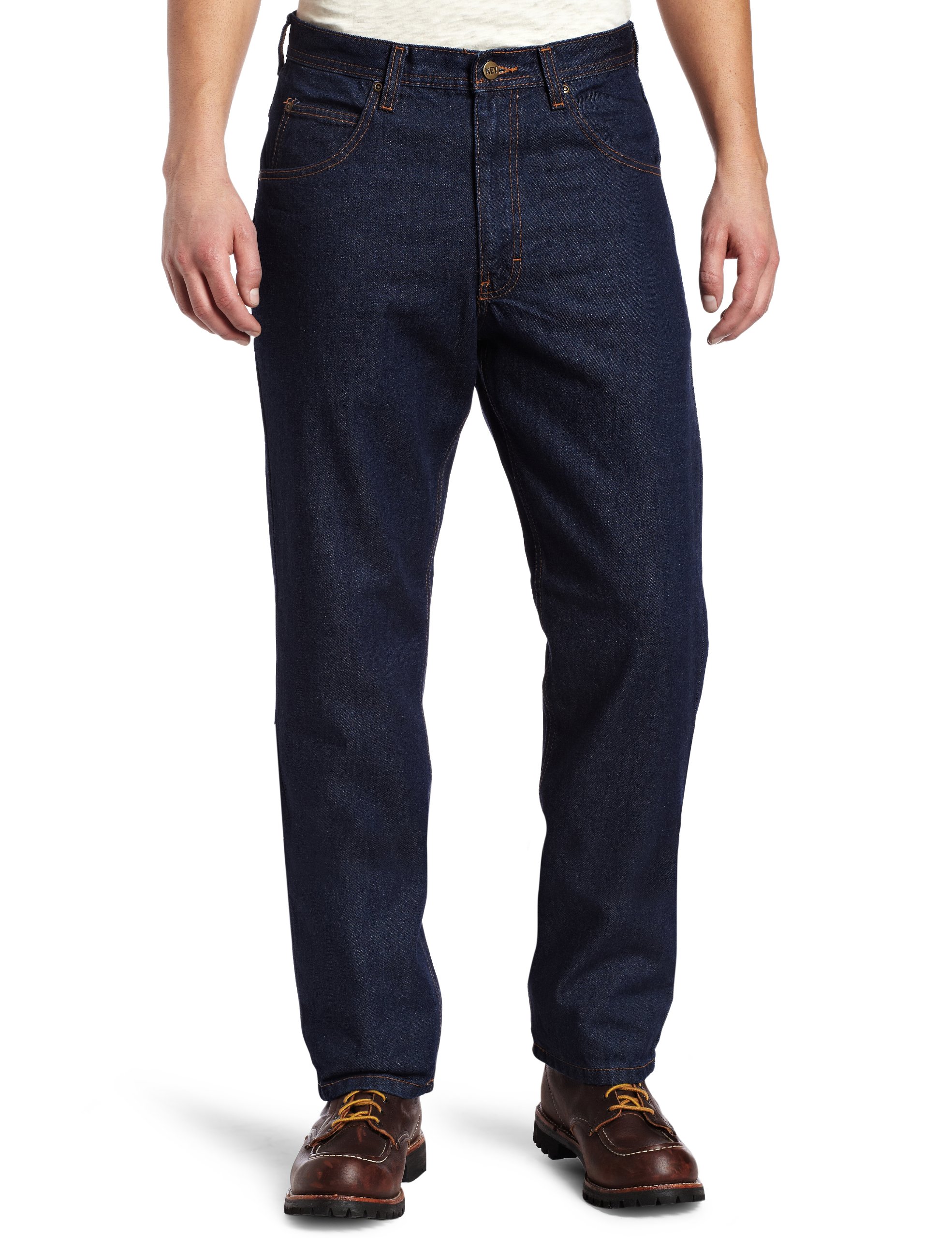 Photo 1 of Key Industries Men's & Tall Heavyweight Indigo Denim 5-Pocket Jean, 44W x 32L