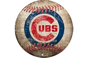 GameDay Novelties Cubs 12" Baseball Shaped Sign