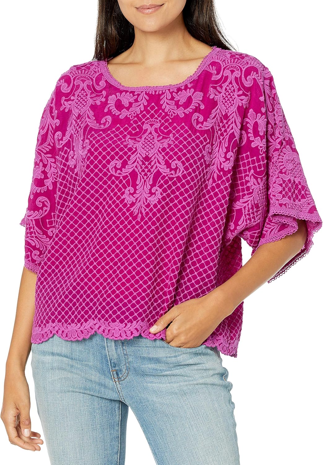 johnny was boho cropped top