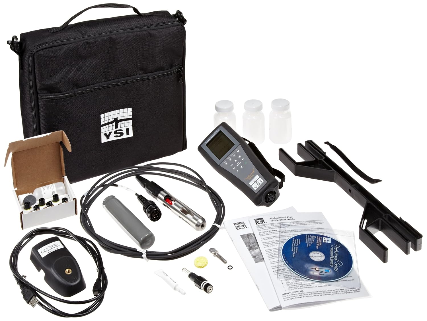 YSI Pro Plus Polargraphic Dissolved Oxygen 204 Meter Kit Science Lab