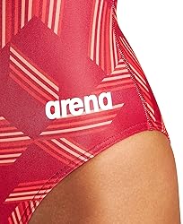 ARENA Girls' Swimsuit Puzzled Team Print MaxLife