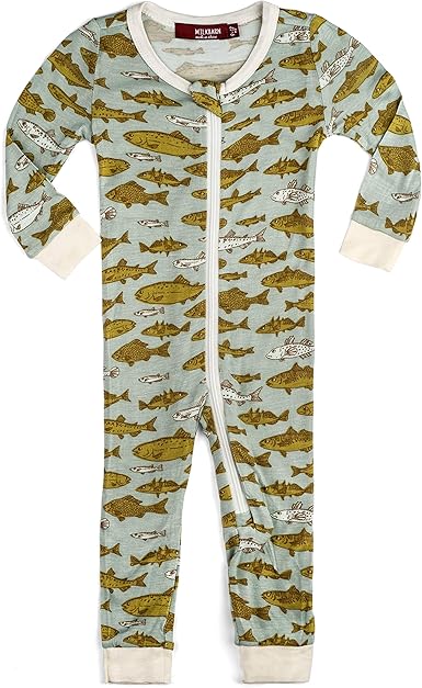 bamboo zipper pajamas