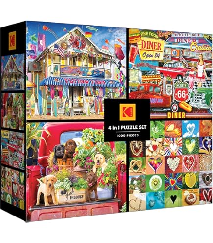 Amazon.com: RoseArt - Kodak 4 in 1 Multipack - Bright Lights in NY