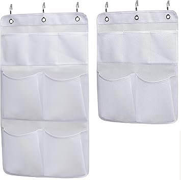Amazon Com Kimbora Pack 2 Shower Caddy Organizer For Home Hanging