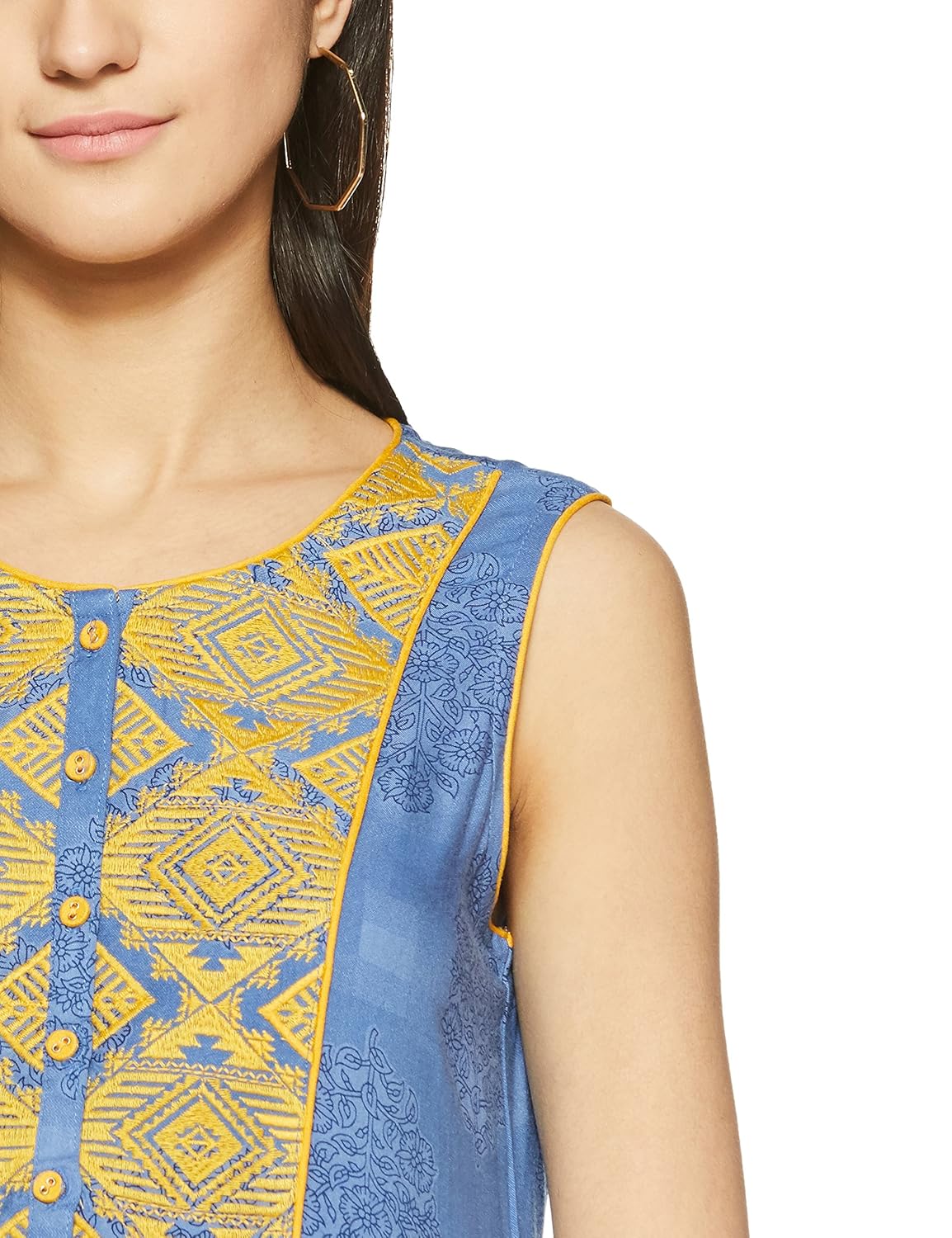 akkriti by pantaloons women's a-line maxi dress