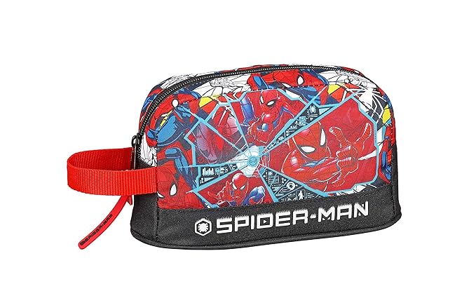 Spiderman "Super Hero" Oficial Porta desayunos Termo Térmica, 215x65x120mm
