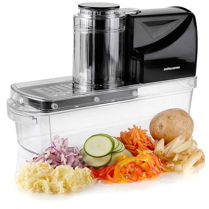 Andrew James Food Mandoline Slicer Vegetable Slicer Cutter with 3