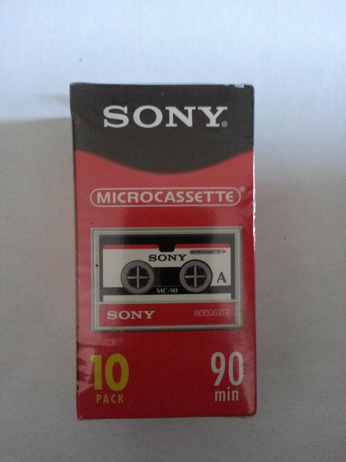 Sony Media MICROCASSETTE 90M 10Carton HangTAB (SON10MC90L