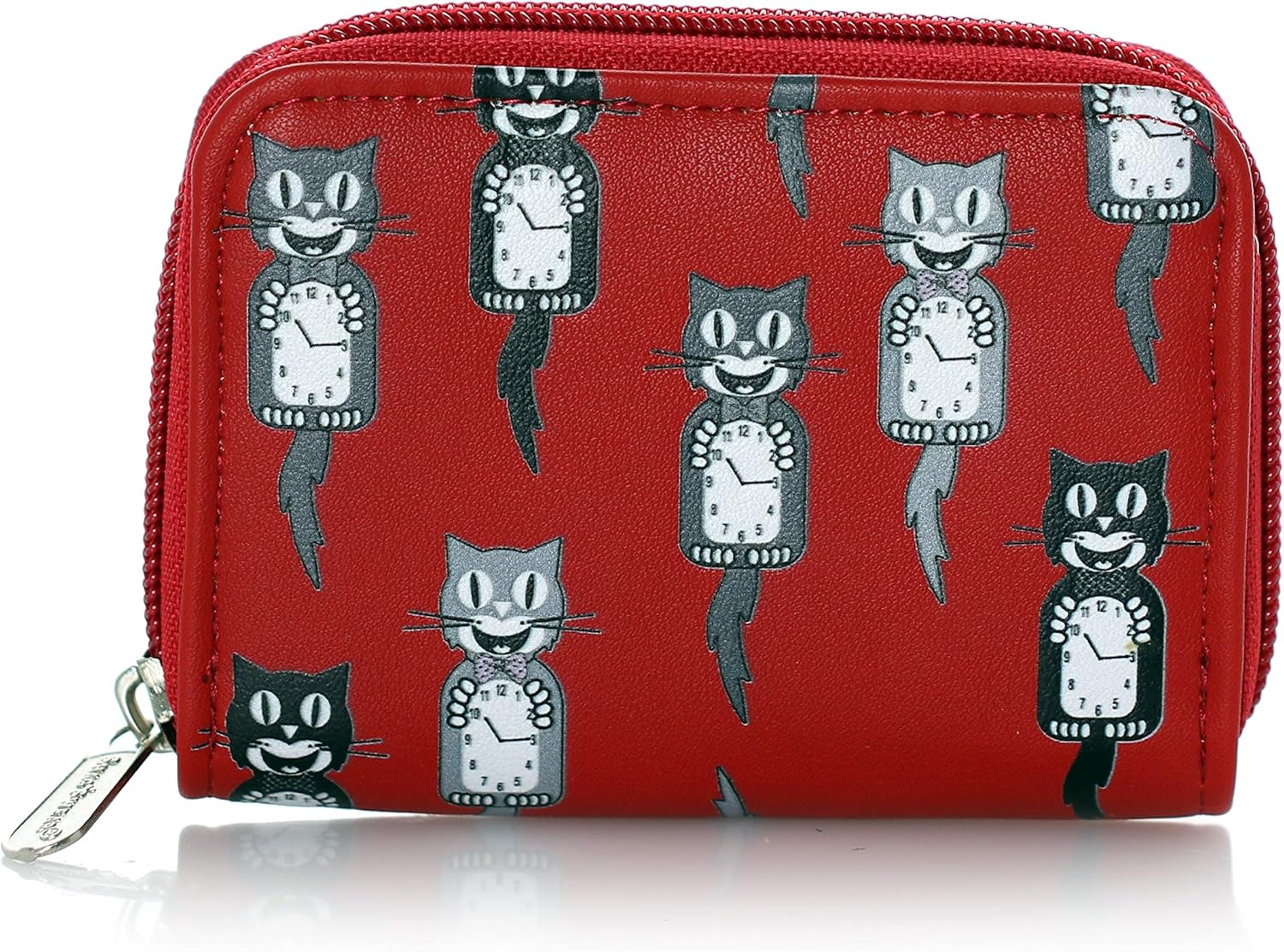 Shagwear Cat Clocks Change Zipper Purse (Red) Shoes