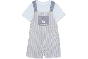Nautica Sets (KHQ) boys Nautica 2 Piece Shortall Set