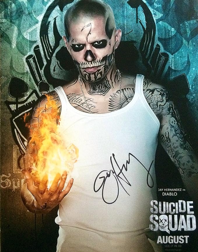 JAY HERNANDEZ AUTOGRAPHED 11 x 14 PHOTO FROM SUICIDE SQUAD at Amazon