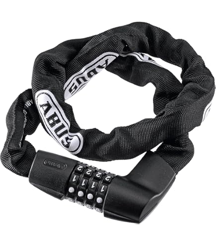 Amazon.com : Abus Locks 1385 Key Tressor Chain Lock (Black, 110cm