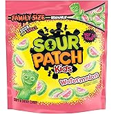 SOUR PATCH KIDS Watermelon Soft &amp; Chewy Gummy Candy, Family Size, 1.8 lb | Bulk Candy