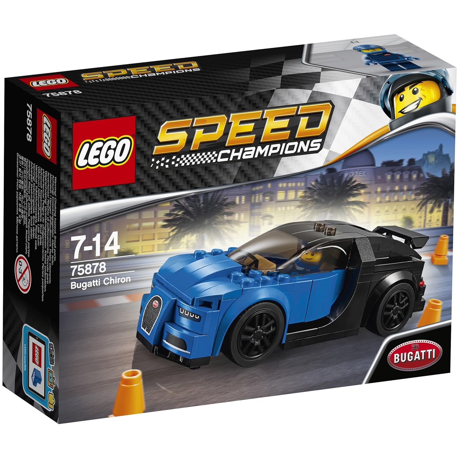 LEGO Speed Champions Bugatti Chiron pieza s juego de construcción juegos de