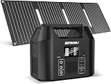 SinKeu 96Wh Portable Power Station with 40W Solar Panel LiFePO4 Backup Power