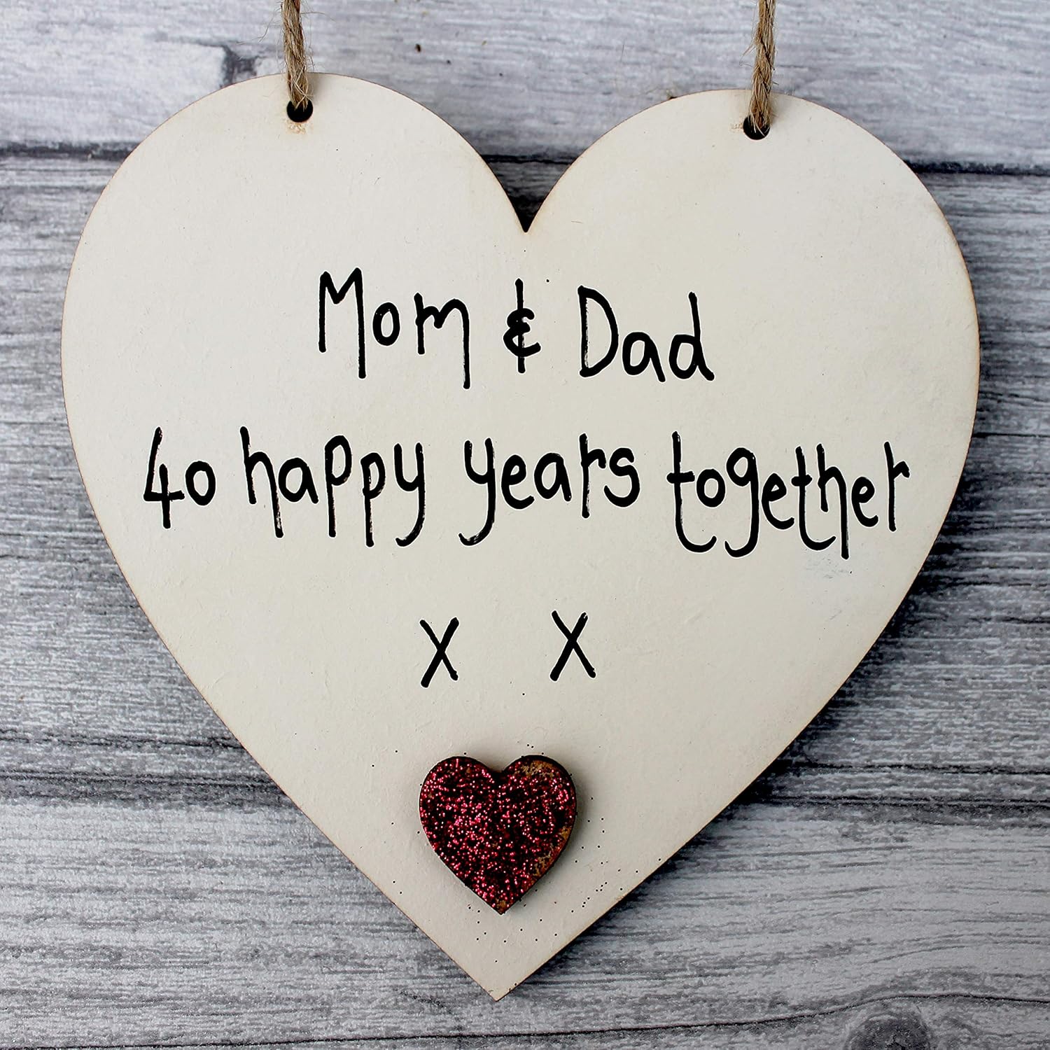 ruby wedding gifts mum and dad