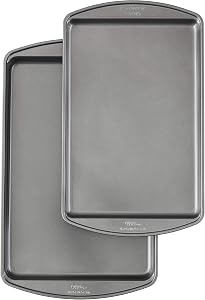 Wilton Perfect Results Premium Non-Stick Bakeware Cookie Baking Sheets