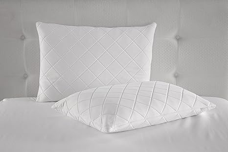 Buy Perry Ellis Quilted Memory Foam Pillow Jumbo White Online At