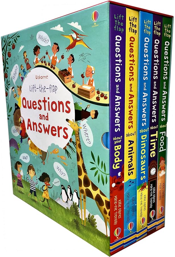 Usborne Lift-the-Flap Collection 5 Books Set by Katie Daynes (How