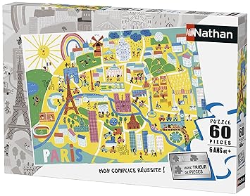 86806 Nathan 150 Pièces Puzzle Carte Du Monde Pacseaph