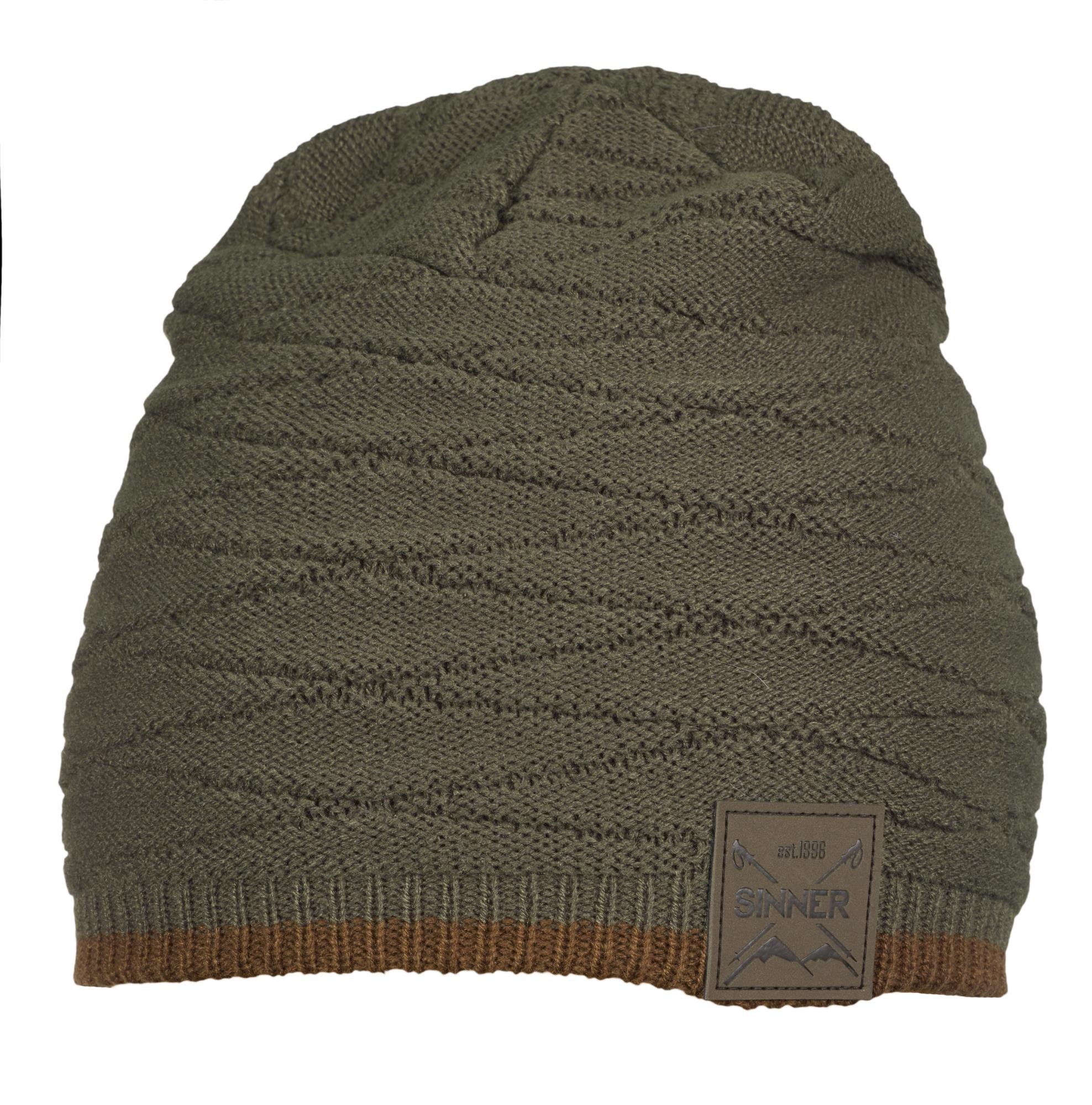 Sinner Unisex Merano Beanie - Green, One Size