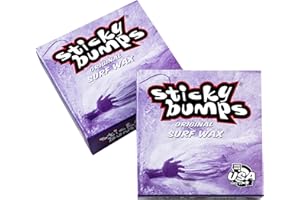 Sticky Bumps Cold Surf Wax Handwrapped Label (Pack of 3), SB23, White