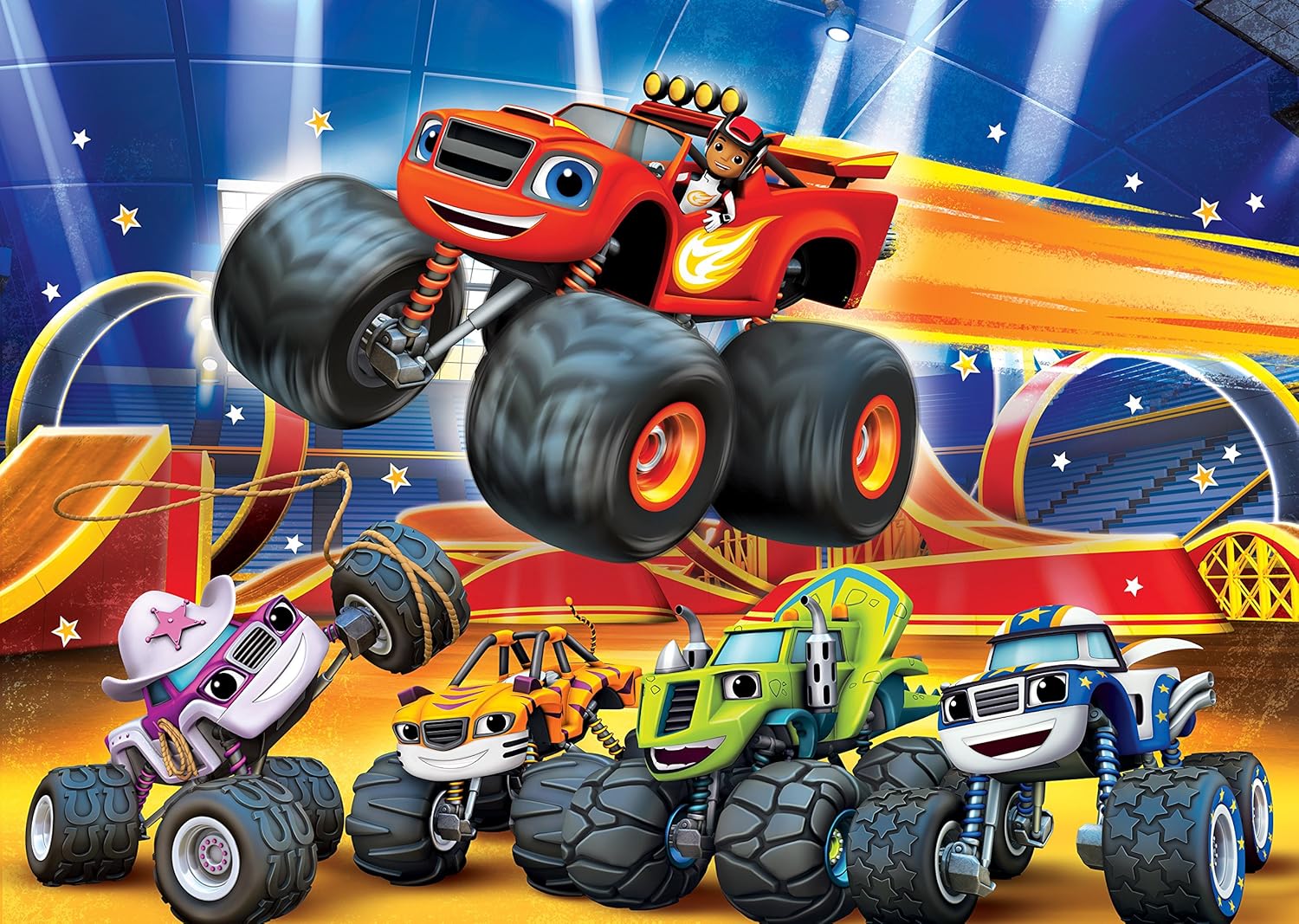 Clementoni Puzzle Maxi Blaze And The Monster Machines 104 Pezzi Amazon Giochi e giocattoli