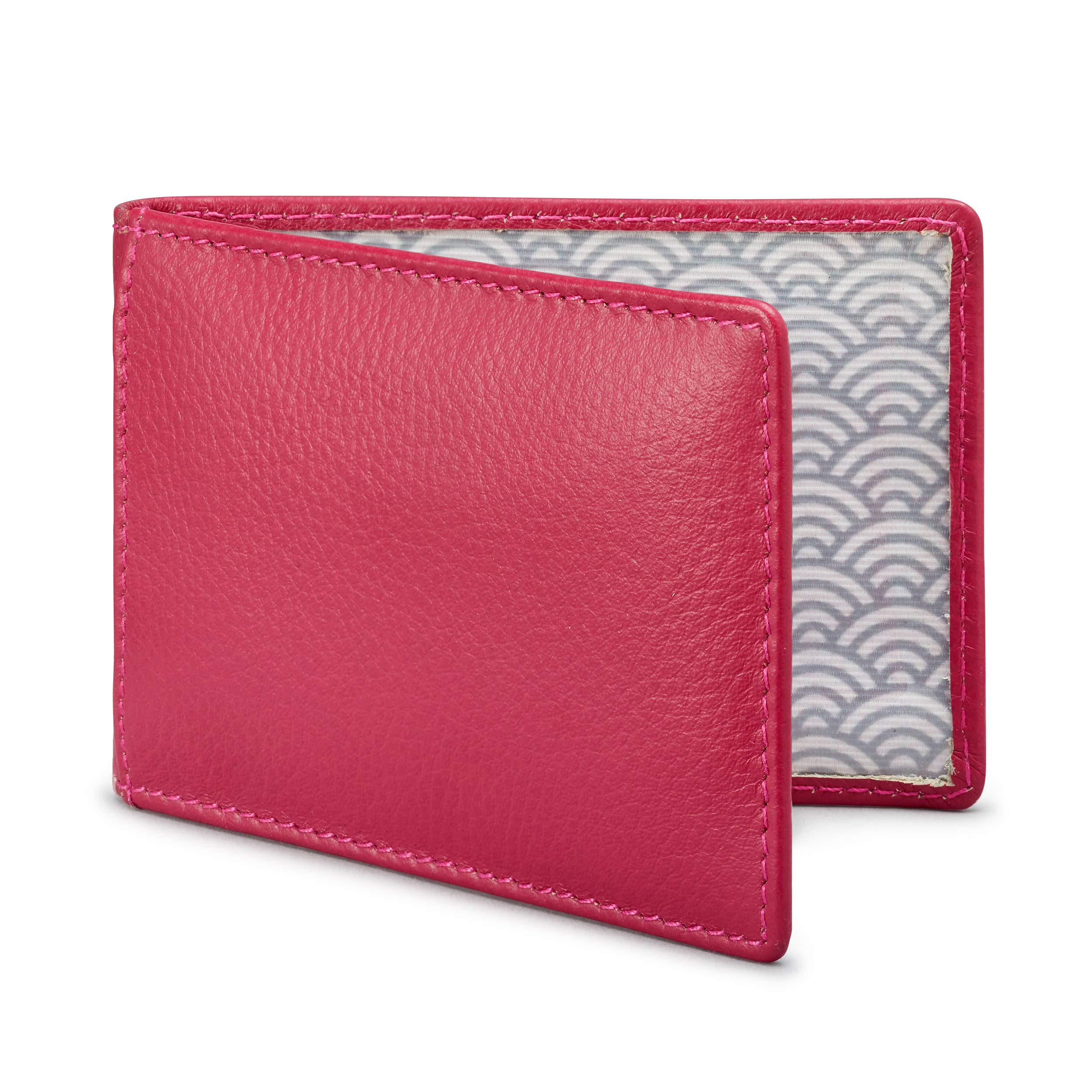 Duke Leather Travel Pass Holder by Yoshi (Raspberry)