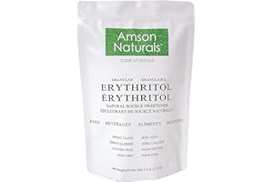 Erythritol Sweetener Granular 2.5 lb / 40 oz / 1.14 kg-Natural Sugar Substitute, Sweet taste, Zero Calorie, Gluten-free, Non-