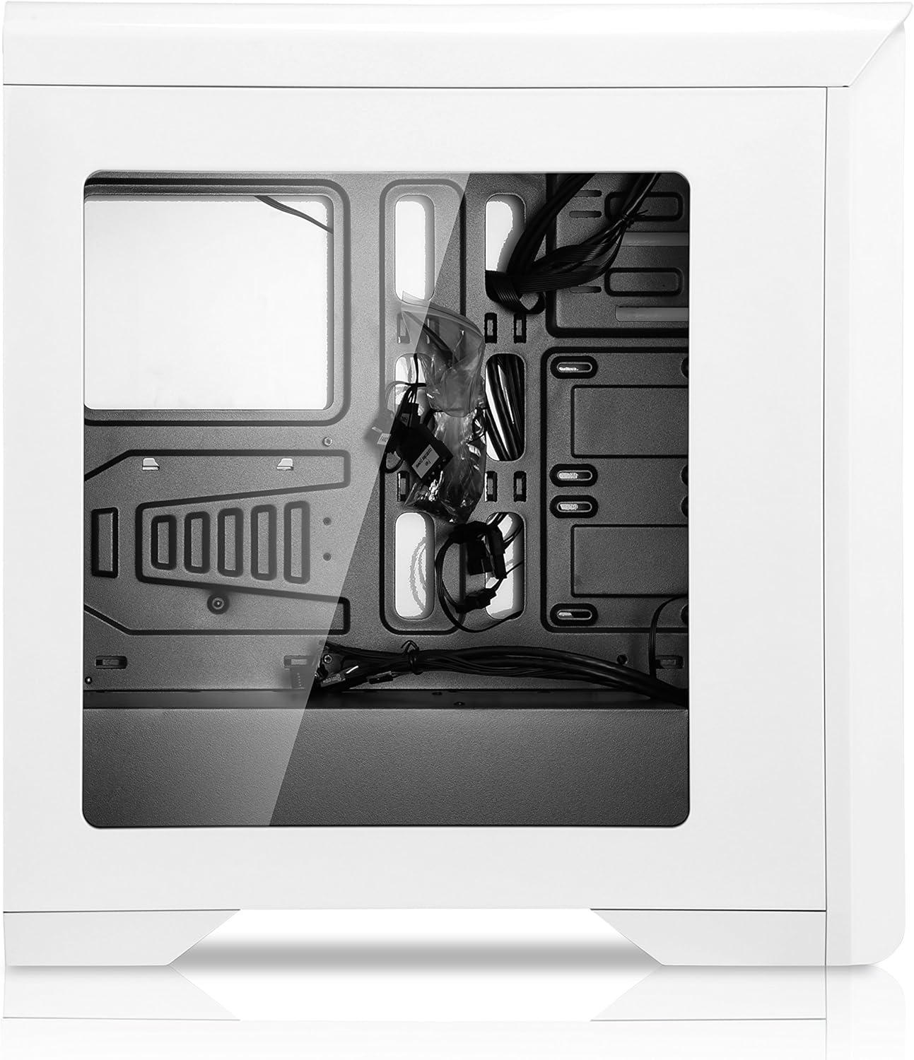 Nox Hummer ZX Zero - NXHUMMERZXZ - Caja PC, ATX, Color Blanco: Nox: Amazon.es: Informática