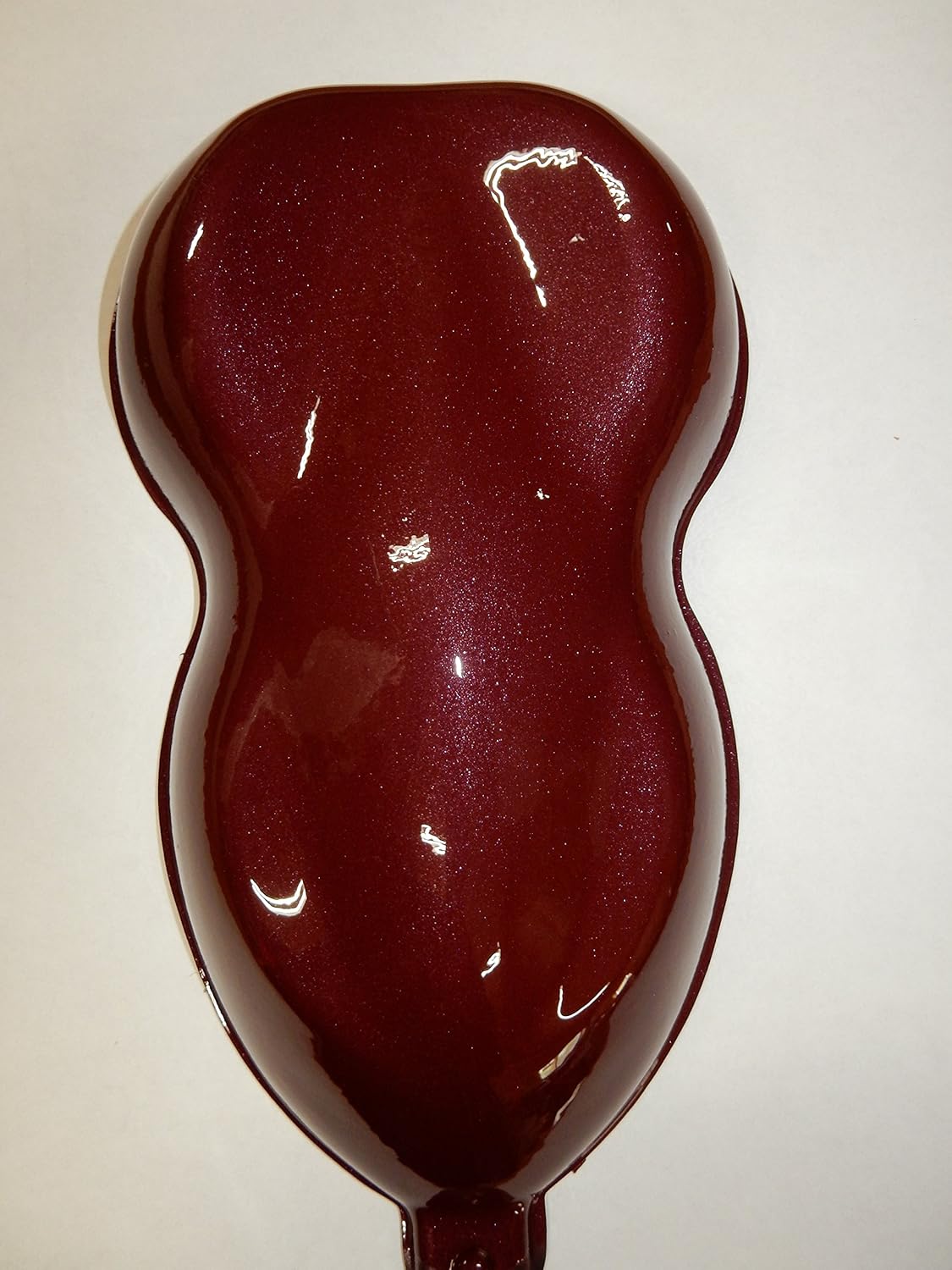 High Gloss Deep Red Pearl Maroon Acrylic Enamel Single