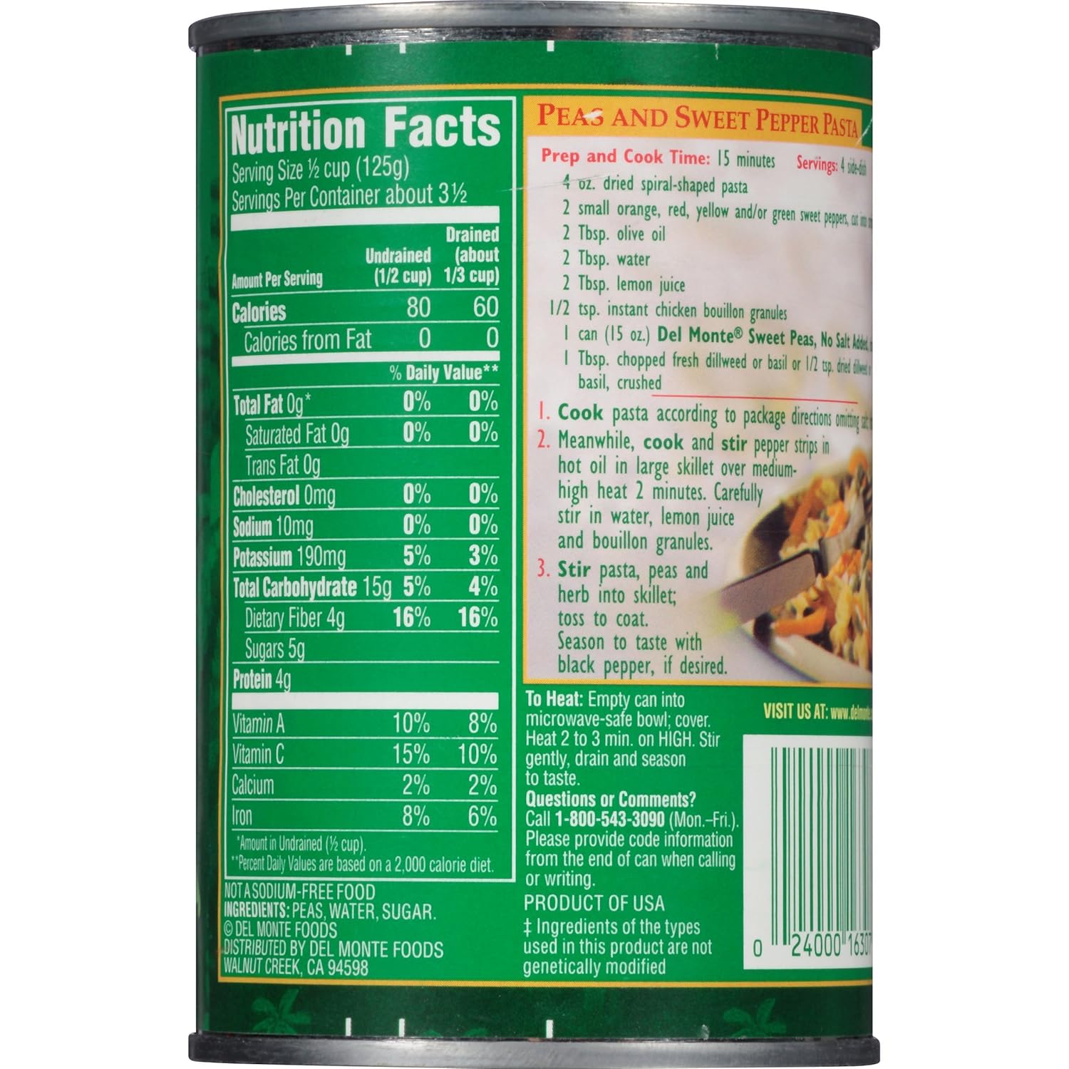 34 Canned Peas Nutrition Label Label Design Ideas 2020