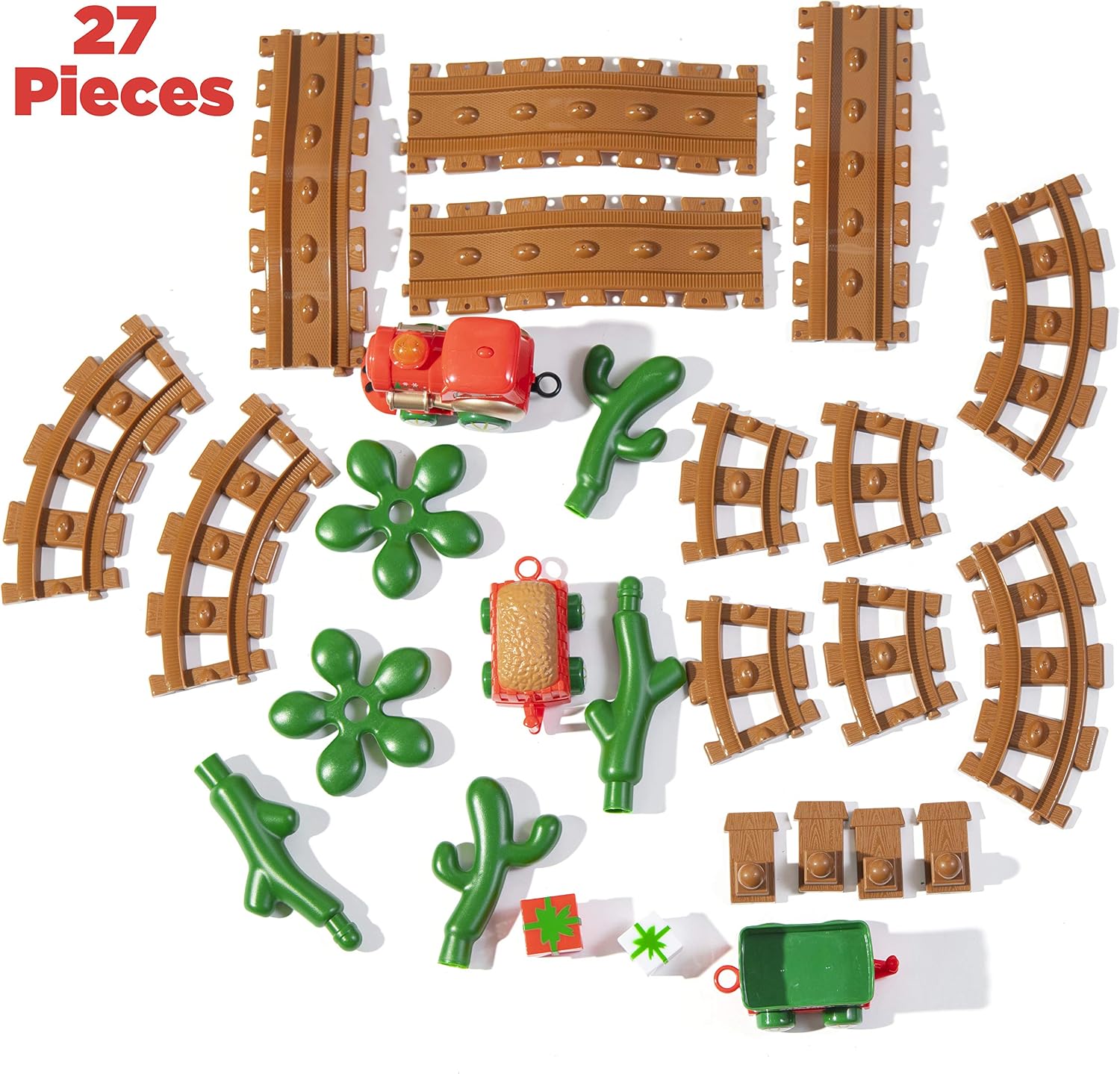 Prextex Kids Christmas Train Around The Tree Musical Christmas Train Set for Kids – BigaMart