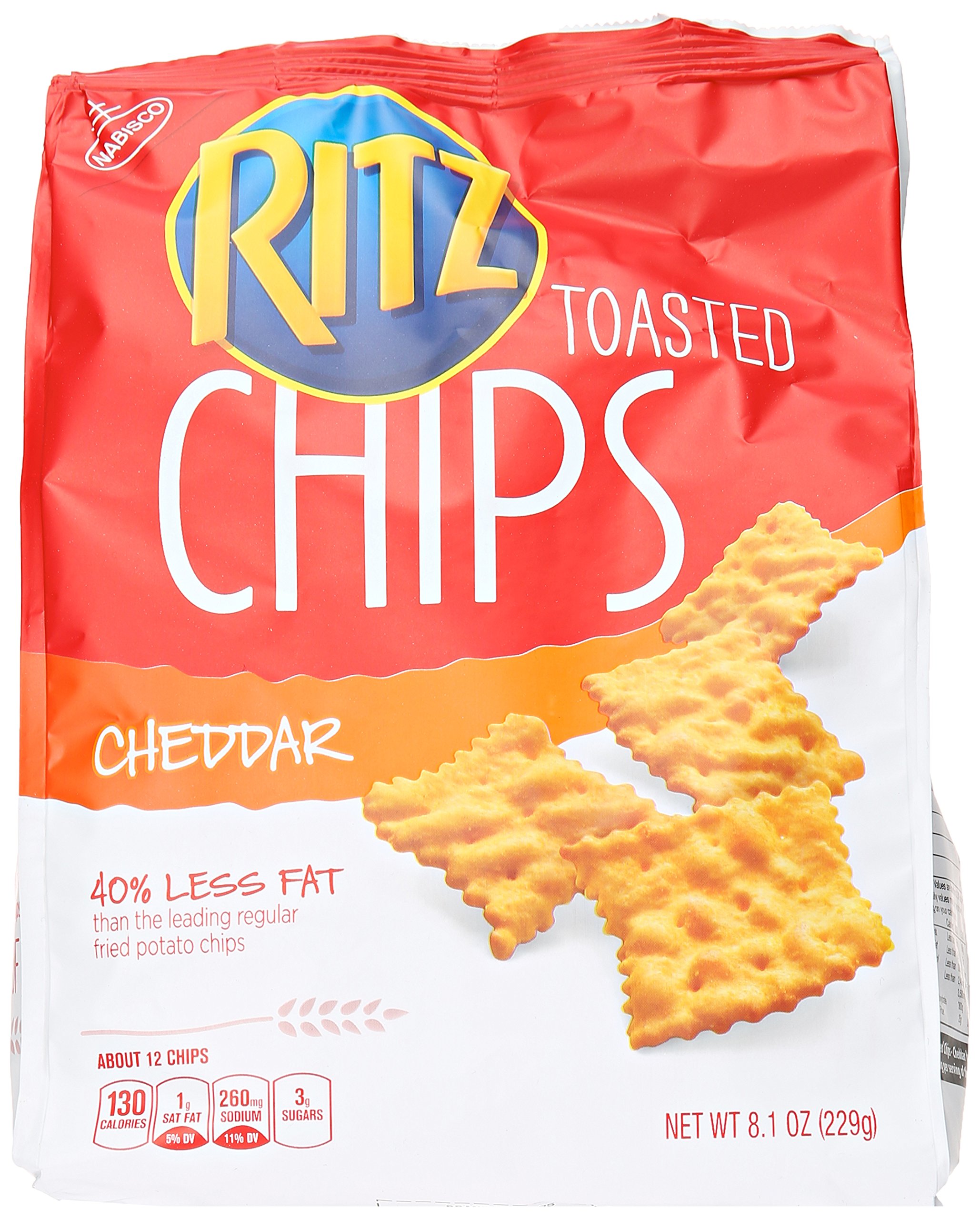 Ritz Crackers Toasted Sour Cream And Onion Chips, 8.1