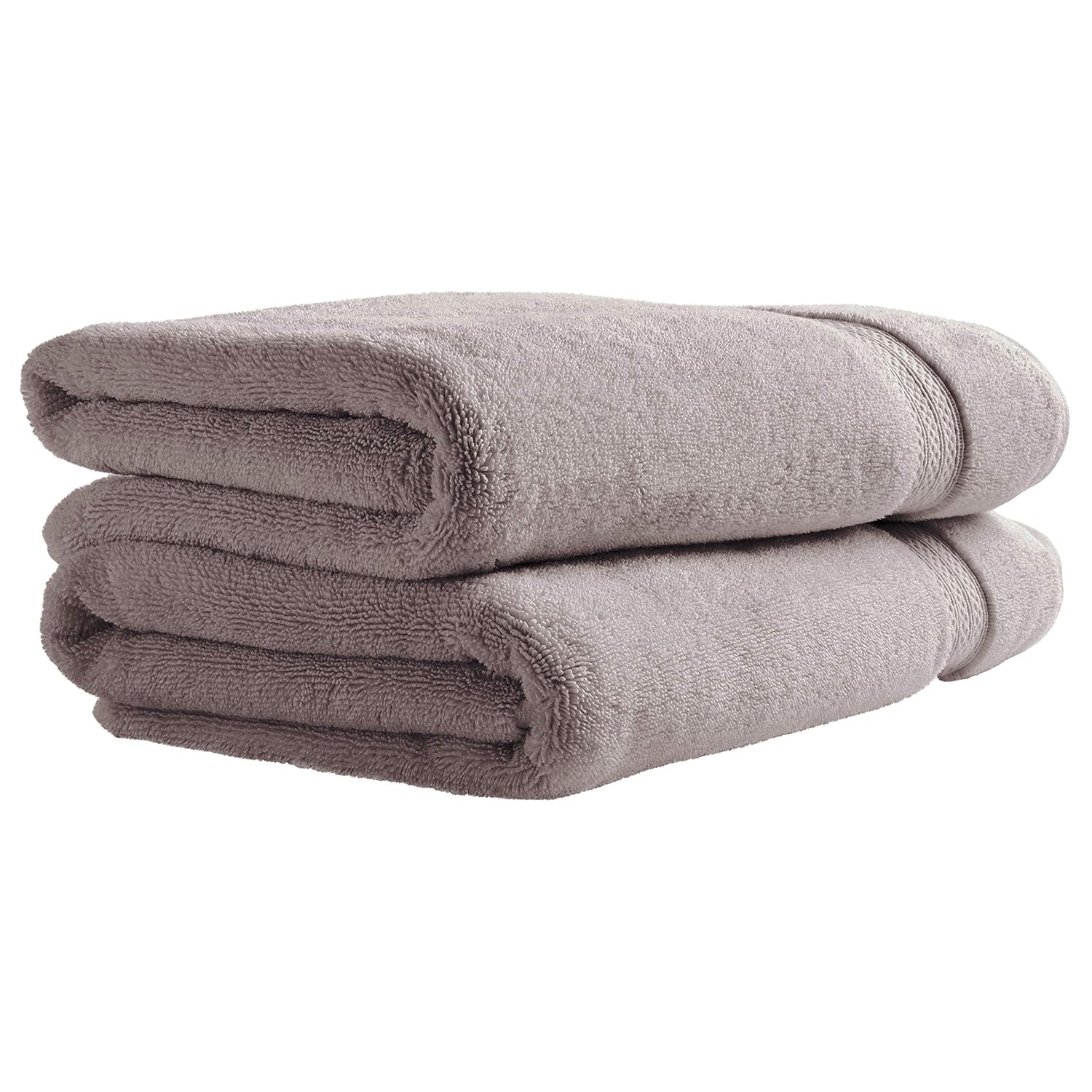Stone & Beam Heavyweight Turkish Cotton Bath Towels, 2-Pack, Dawn