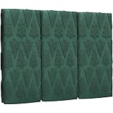 Hahafelt 3 Pcs Dark Green Christmas Tree Hand Towels for Bathroom 100% Cotton Xmas Jacquard Decorative Bath Towels for Winter Modern Christmas Kitchen Decor Gift Spa Gym Sport, 13.8 x 29.5