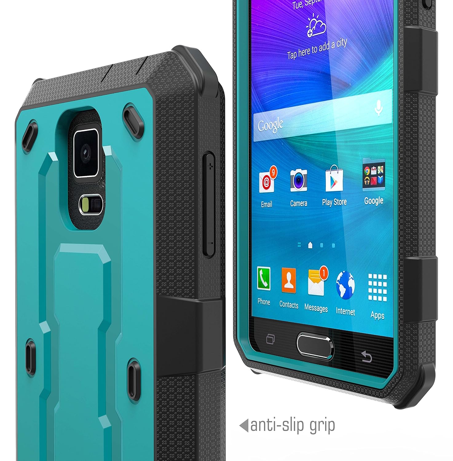 Hybrid Samsung Note Impact ... for Resistant E Case  LV Full 4 Note Body Cover Protection Defender  Shock Galaxy Case Absorption/HIGH Case Armor for Galaxy
