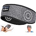 MUSICOZY Bluetooth 5.4 Sleep Headphones Headband, Wireless Sleeping Headphones Sleep Mask Earbuds IPX6 Waterproof for Side Sl