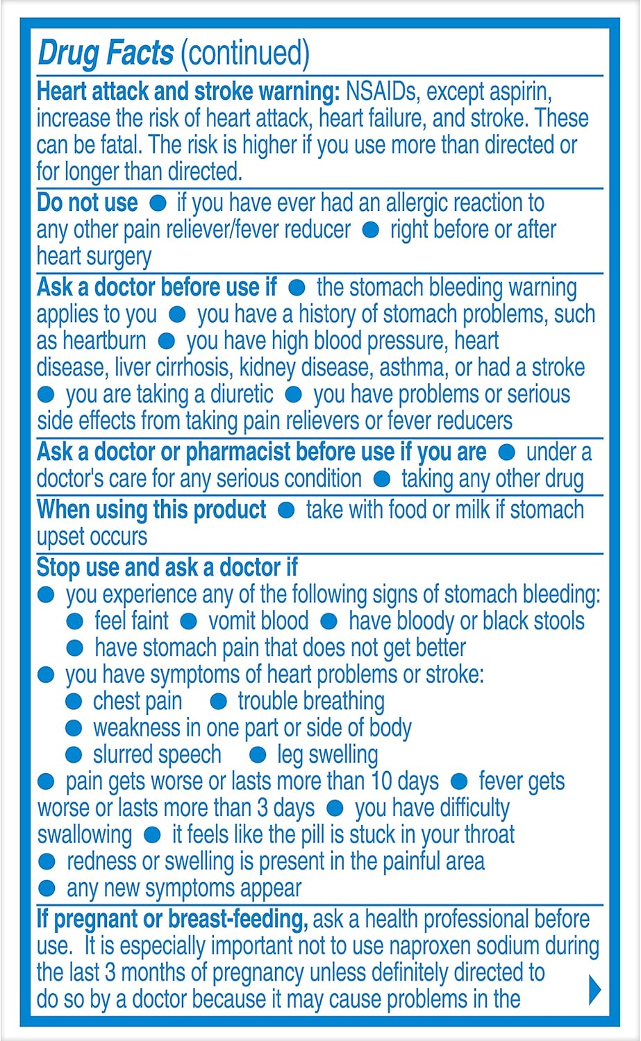 Aleve Tablets with Naproxen Sodium, 220mg (NSAID) Pain Reliever/Fever Reducer, 24 Count: Health & Personal Care