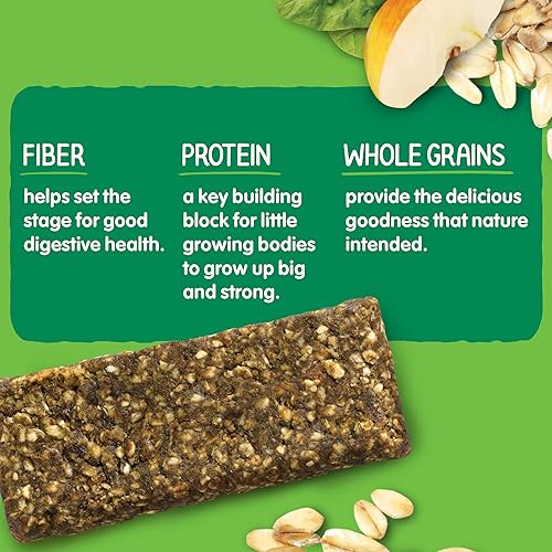 Happy Tot Organics Fiber Protein Soft-Baked Oat Bars Toddler