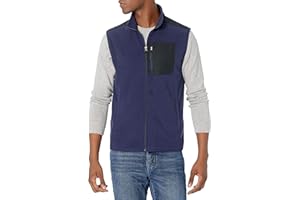 Amazon Essentials Men's Full-Zip Polar Fleece Vest (Available in Big & Tall)