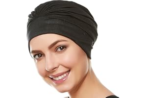 BEEMO Swim Caps for Women Swimming Turban Polyester Latex Lined Pleated for Ladies