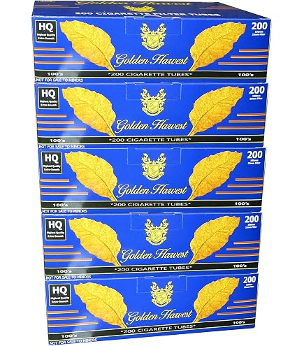 Amazon.com: Golden Harvest Cigarette Filter Tubes - Blue